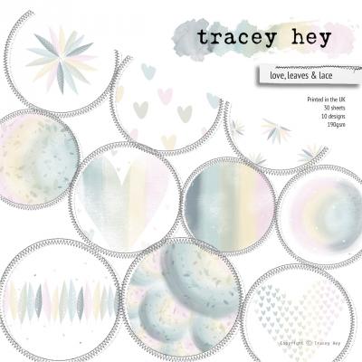 Tracey Hey Paper Pad - Love, Leaves & Lace